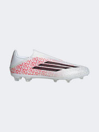 Adidas F50 League Lamine Yamal Laceless Fg/Mg Men Football Shoes White/Black/Red