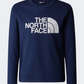 The North Face Teen Easy Longsleeve Kids Lifestyle Long Sleeve Summit Navy