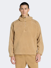 Adidas Borg Fleece Teamgeist 1/4 Men Original Hoody Cardboard