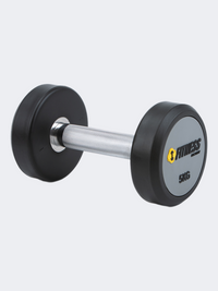 Irm-Fitness Factory Pvc Dumbbell With Logo Printing 5Kg Grey