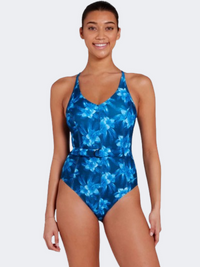 Zoggs Belt Crossback Women Swim Monokini Deni