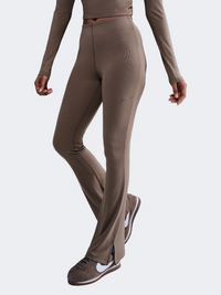 Nike Sportswear Chill Knit Women Lifestyle Tight Mink Brown