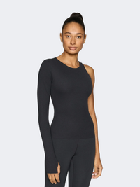 Nike Df Zenvy Women Training Long Sleeve Black/White/Grey