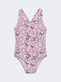 Color Kids Aop Girl Swim Monokini Coral Blush
