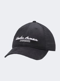Under Armour Sportstyle Corduroy Unisex Lifestyle Cap Black/White