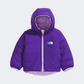 The North Face Reversible Perrito Hooded Girls Hiking Jacket Lite Lilac