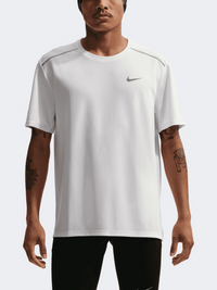 Nike Df Miler Uv Men Running T-Shirt White