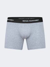 Oil And Gaz Cotton Men Underwear Boxer Grey