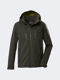 Killtec Kow 79 Softshell Men Skiing Jacket Dark Olive