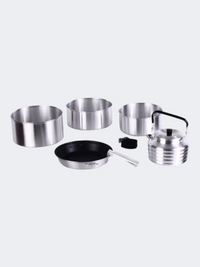 King Camp Camper 4 Unisex Outdoor Cookset Silver