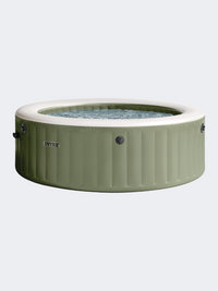 Intex Purespa Bubble Massage 216 X 71 Cm Round 6-Person Beach Inflatables Olive Green