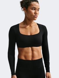 Nike Df Zenvy Light Support Padded Women Training Bra Black/Cool Grey