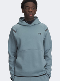 Under Armour Unstoppable Fleece Men Lifestyle Hoody Jasper Blue