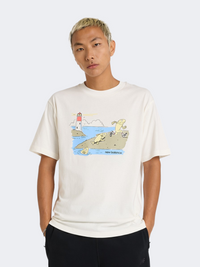 New Balance Athletics Fish Men Lifestyle T-Shirt Sea Salt/Silver