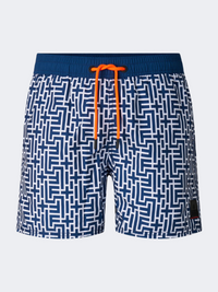 Fire & Ice Nelson Men Swim Short Navy Blue/White