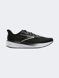 Brooks Launch 12 Men Running Shoes Black/Grey/White
