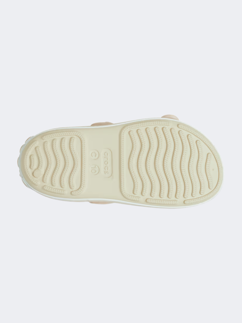 Crocs Toddler Crocband Cruiser Infant Lifestyle Sandal Sandstone