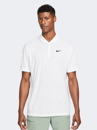 Nike Court Dri-Fit Men Tennis Polo Short Sleeve White