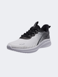 Erke Cushioning Men Running Shoes Black/White