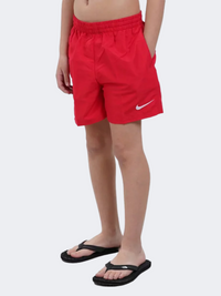 Nike Essential Boys Beach Swim Short Red