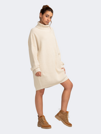 Billabong Love Dancing Women Lifestyle Dress Antique White