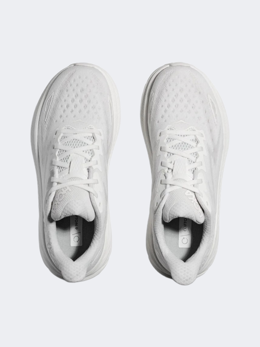 Hoka Clifton 9 Women Running Sneakers White