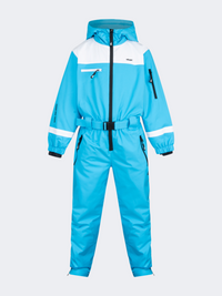 Oil&Gaz Durable Kids-Boys Skiing Overall Blue/Black