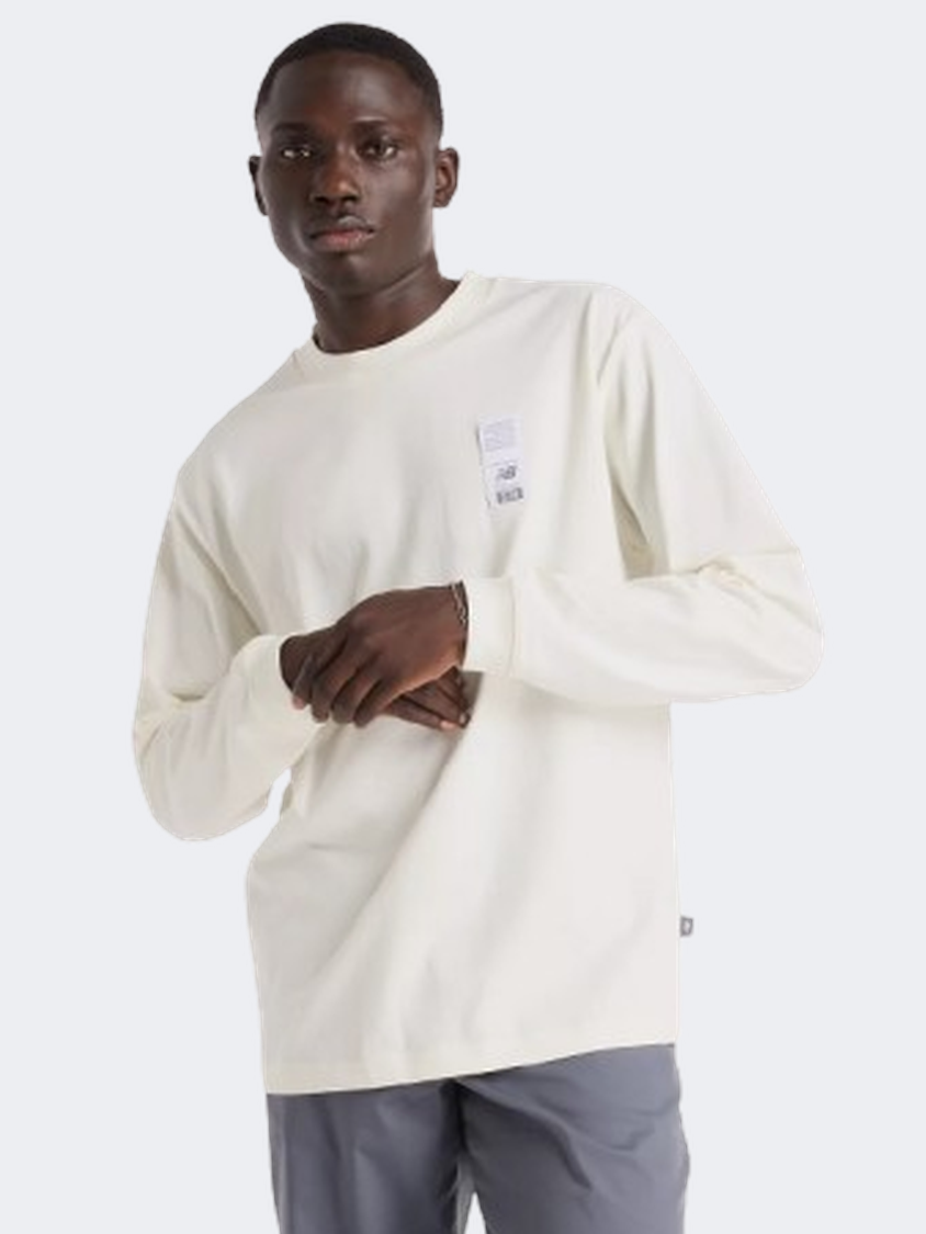 New Balance Athletics 574 Men Lifestyle Long Sleeve Sea Salt