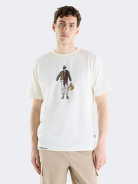 New Balance Varsity Gym Men Lifestyle T-Shirt Angora