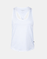 Oil And Gaz Trendy Fitness Plain Regular Fit Tank White