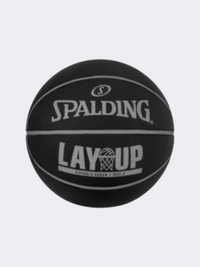 Spalding Lay Up Outdoor Size 7 Unisex Basketball Ball Black/Grey