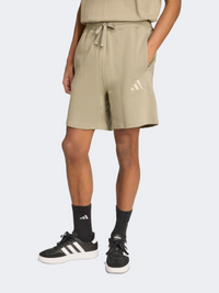 Adidas All SZN French Terry Men Sportswear Short Silver Pebble