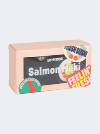 Eat My Socks Salmon Maki Unisex Lifestyle Sock Multicolor