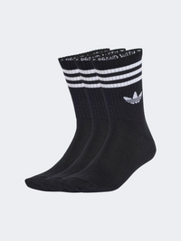 Adidas 3S Crew 3 Pack Unisex Original Sock Black