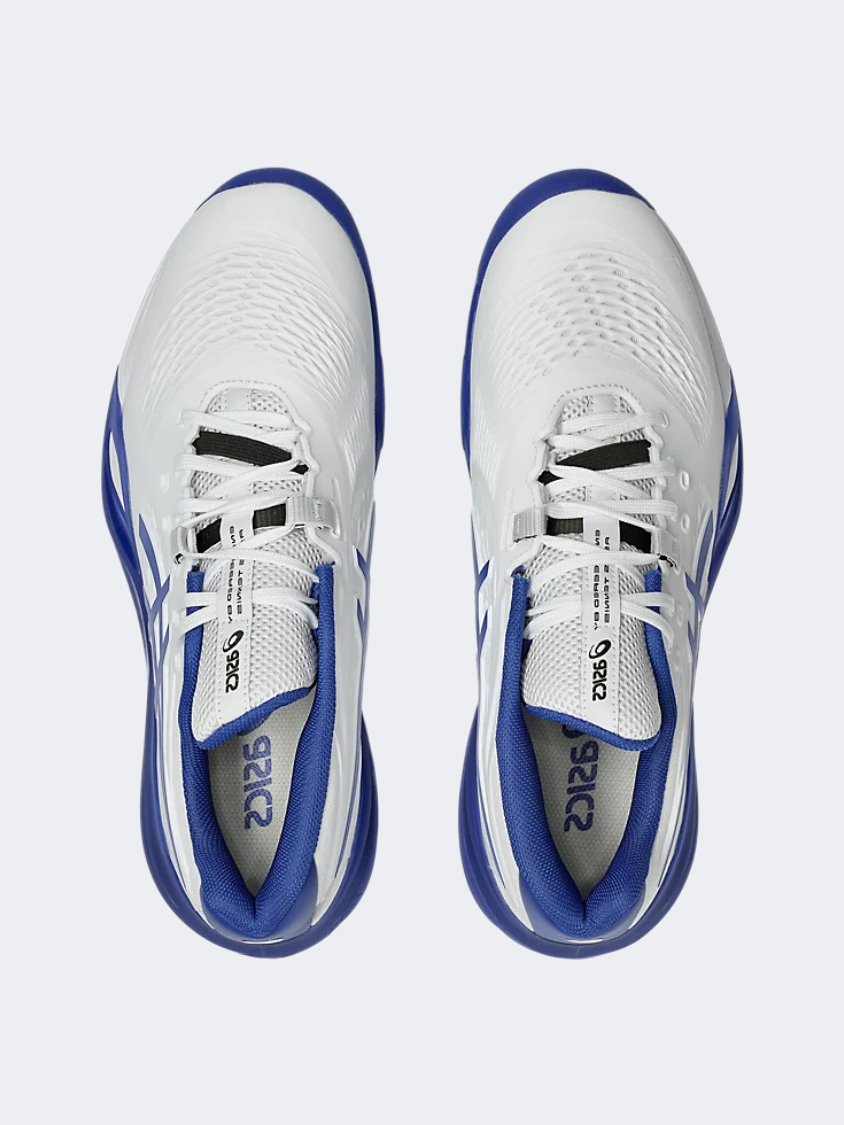 Asics Gel-Resolution X Men Padel Shoes White/Dark Cobalt