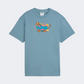 Puma Graphic Leopard Girls Lifestyle T-Shirt Cool Blue