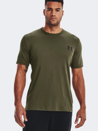 Under Armour Sportstyle Left Chest Logo Men Lifestyle T-Shirt Marine Olive/Black