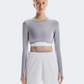 On Train Crop Women Training Long Sleeve Lilac