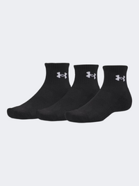 Under Armour Performance Cotton Unisex Training Sock Ultimate Black