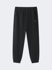 Erke Knitted Cropped Women Training Pant Black