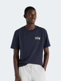 New Balance Athletics Premium Logo Men Lifestyle T-Shirt Dark Night