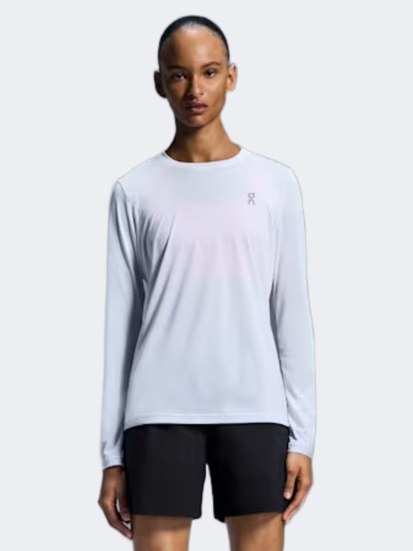 On Core Long-T Women Running Long Sleeve White