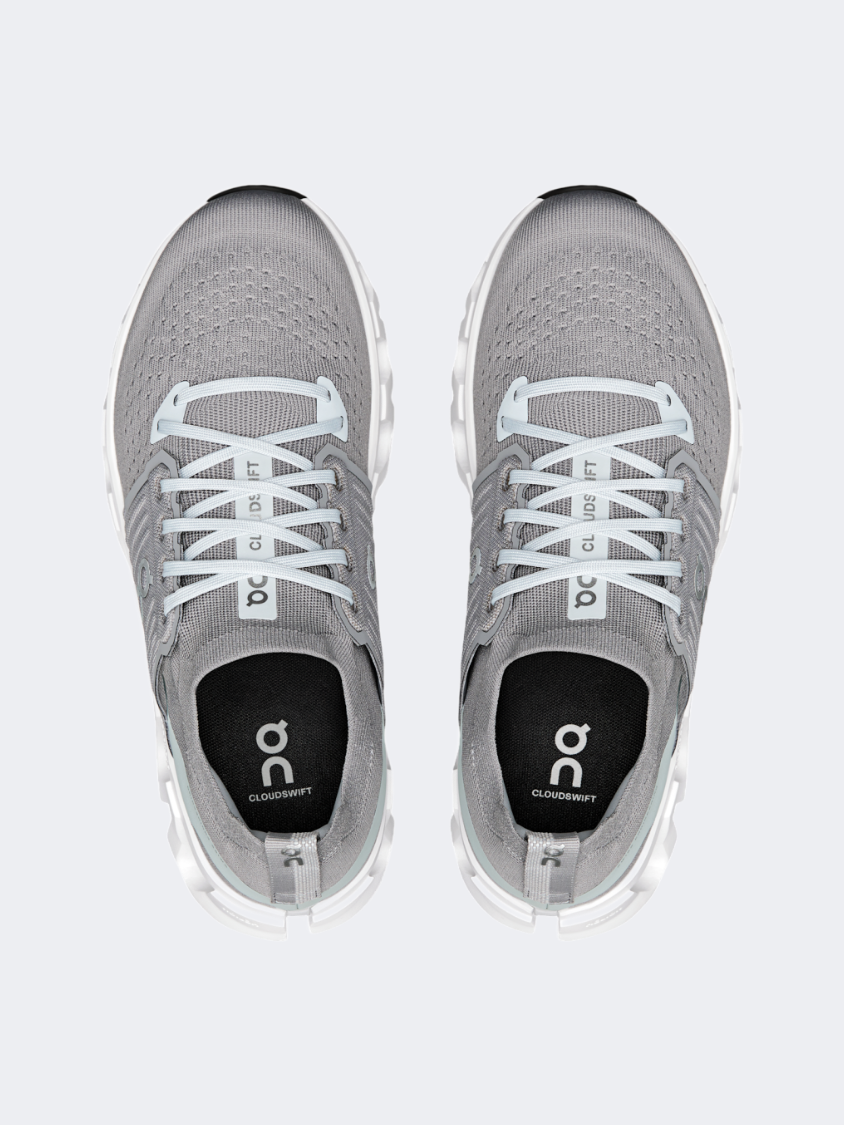 On Cloudswift 4 Men Running Shoes Alloy/Glacier