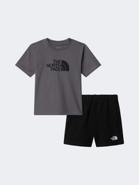 The North Face Cotton Summer Girls Lifestyle Set Smoked Pearl/Black