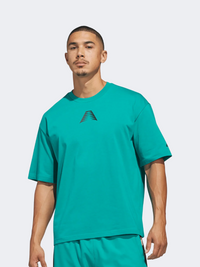 Adidas Anthony Edwards Believe That Men Basketball T-Shirt Equipment Green