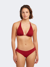 Oneill Originals Crochet Women Swim Bikini Set Midnight Poppy