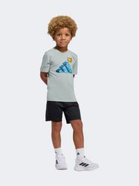 Adidas Minecraft Training Summer Little-Boys Sportswear Set Wonder Sage