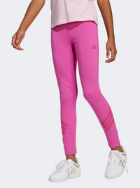 Adidas Future Icons 3 Stripes Kids-Girls Sportswear Tight Lucid Fuchsia