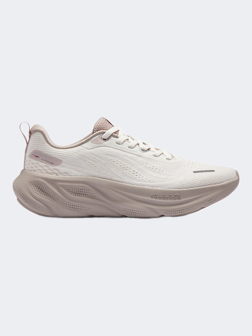 Erke Women Running Shoes White/Light Pink