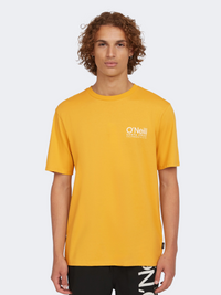 Oneill Original Cali Logo Men Lifestyle T-Shirt Yellow